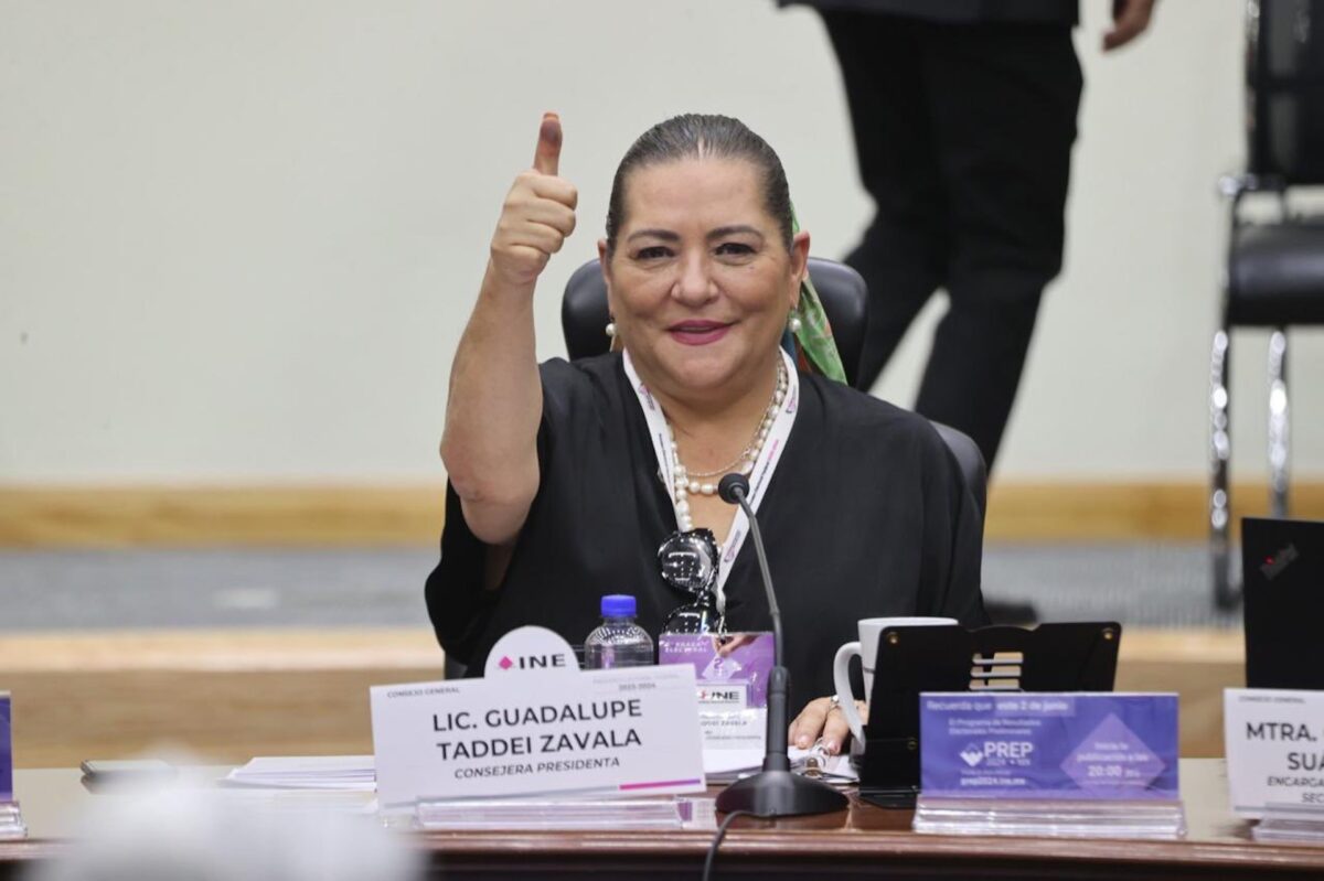 “No me voy”: Guadalupe Taddei afirma que seguirá al frente del INE